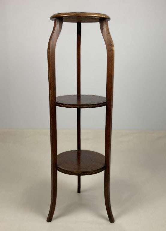 Mahogany Three-Tiered Stand - 2