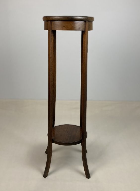 Mahogany Two-Tiered Stand - 2