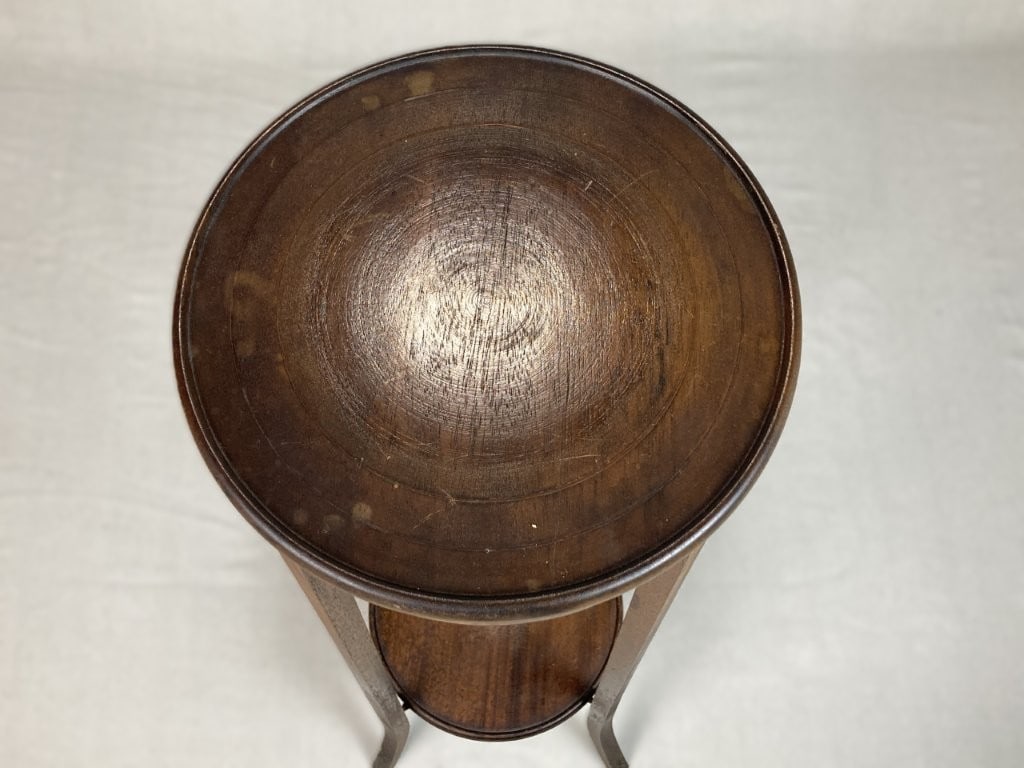 Mahogany Two-Tiered Stand - 3