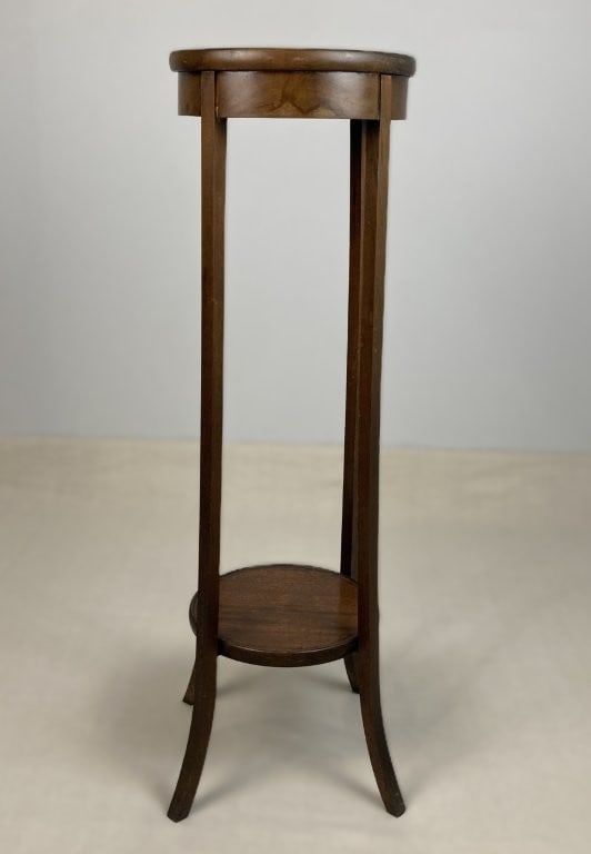 Mahogany Two-Tiered Stand - 4