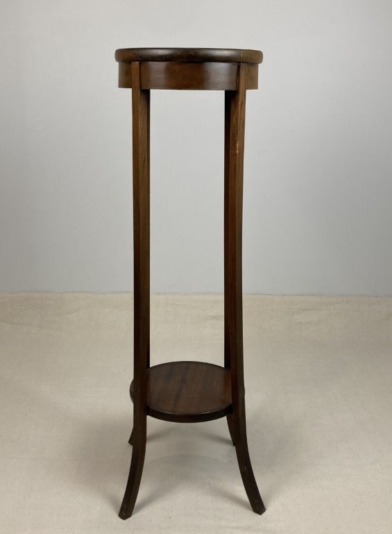 Mahogany Two-Tiered Stand - 5