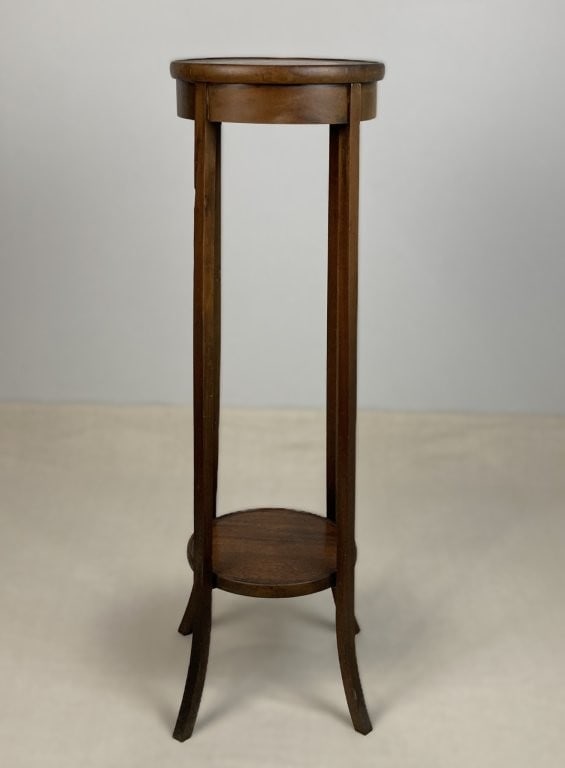 Mahogany Two-Tiered Stand - 6