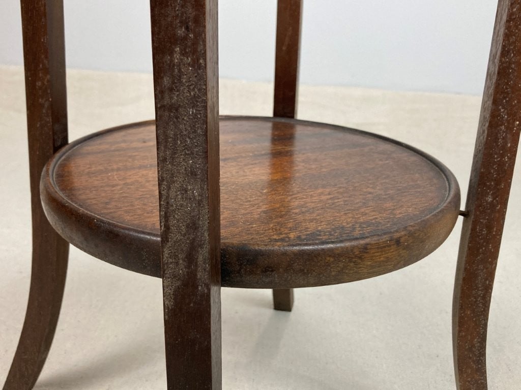 Mahogany Two-Tiered Stand - 8