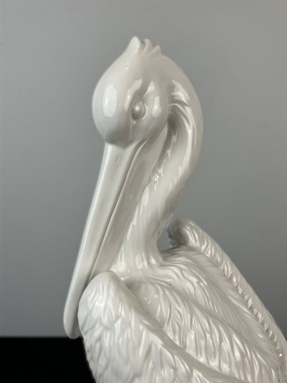 Fitz and Floyd Cape Coral Porcelain Pelican Figurine - 2