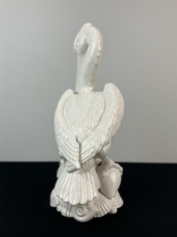 Fitz and Floyd Cape Coral Porcelain Pelican Figurine - 3