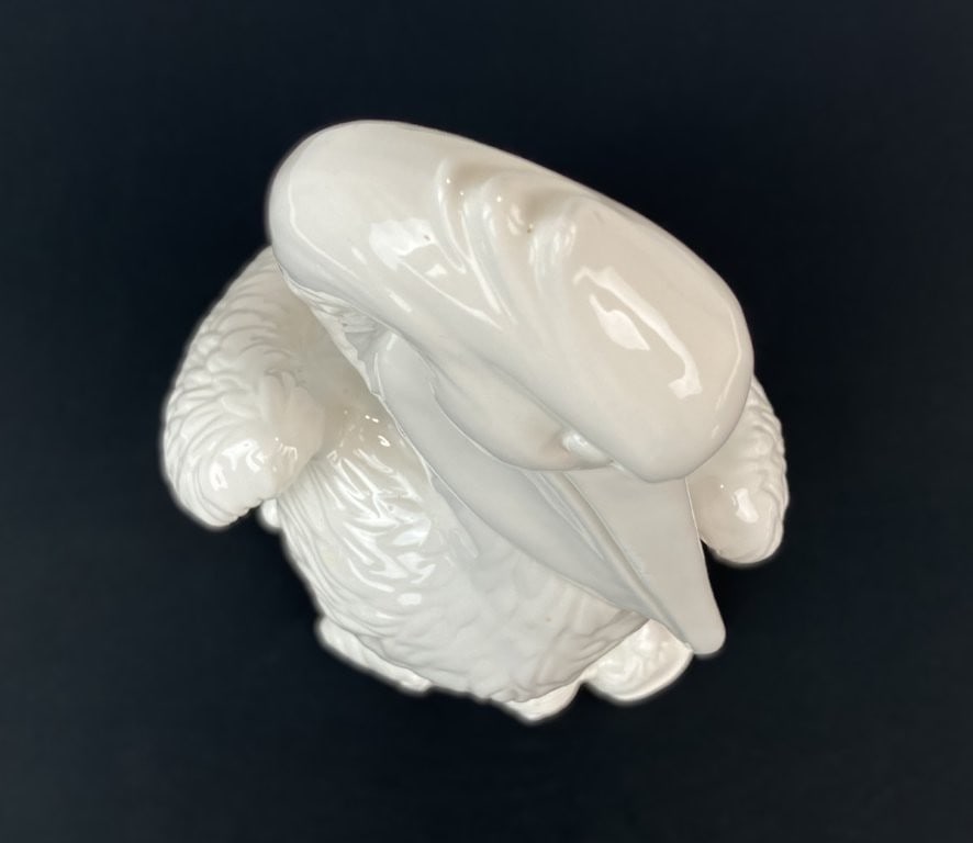 Fitz and Floyd Cape Coral Porcelain Pelican Figurine - 6