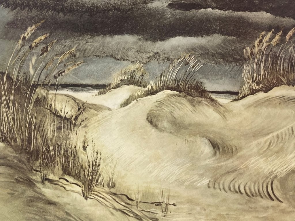 Lamar Dodd, Southern Coastal Landscape, Print - 2