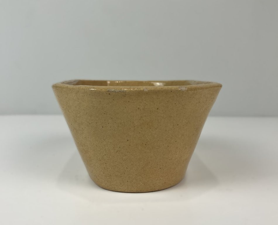 Yellowware Mold, Push-Up Candlestick, and Muffineer - 8