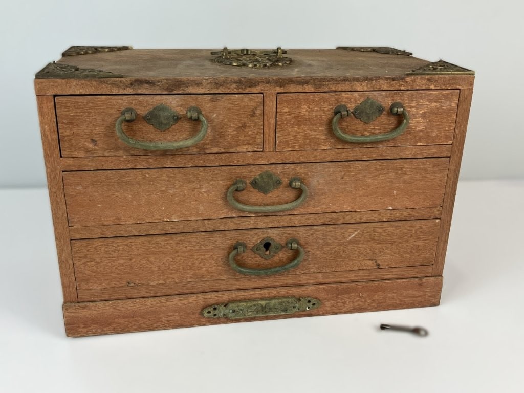 Japanese Tansu Jewelry Chest (1 of 10)