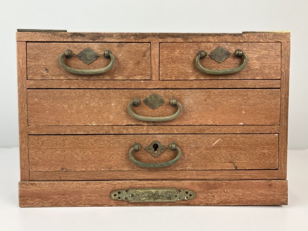 Japanese Tansu Jewelry Chest - 2