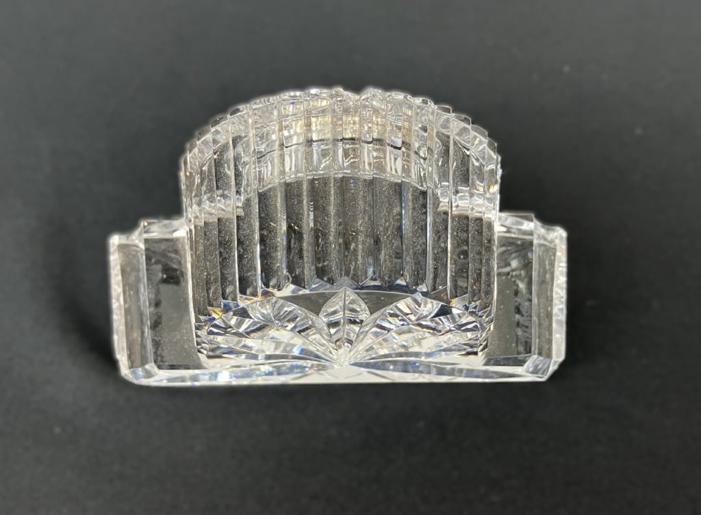 Waterford Cut Crystal Mantel Clock - 6