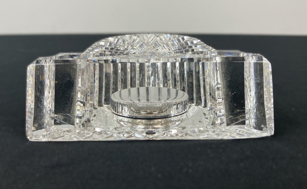 Waterford Cut Crystal Mantel Clock - 7
