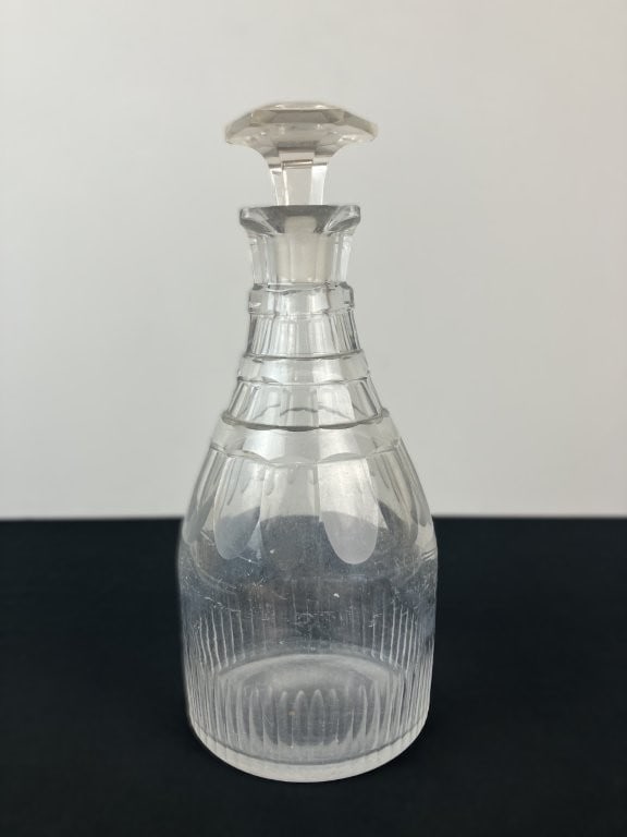 Georgian Three-Ring Crystal Decanter (1 of 6)