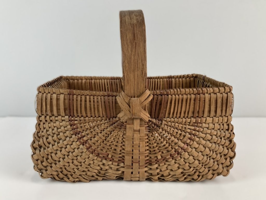 Country Split Oak Gathering Basket - 2