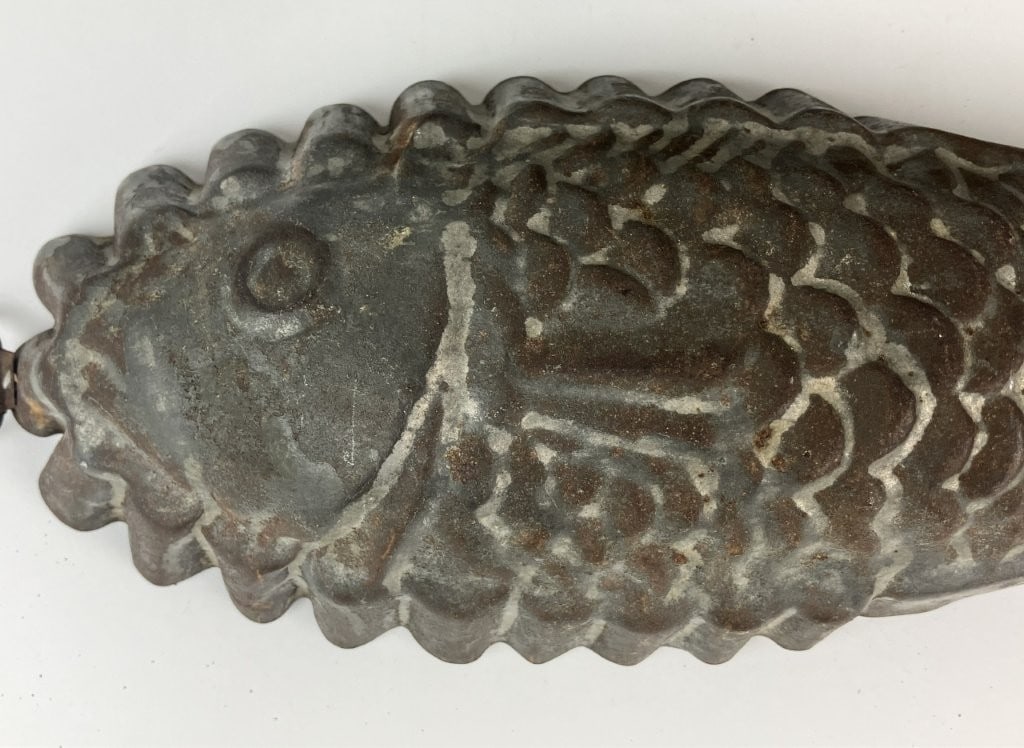 Pair of Tin Fish Molds - 2