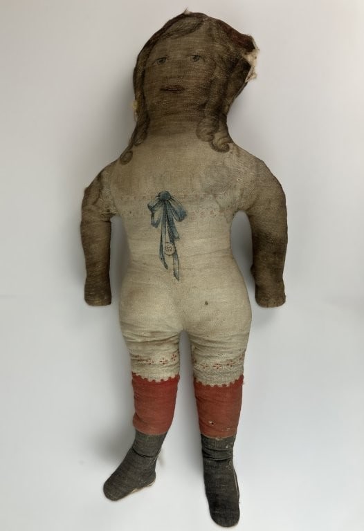 Turn-of-the-Century Art Fabric Mills Cloth Doll - 7