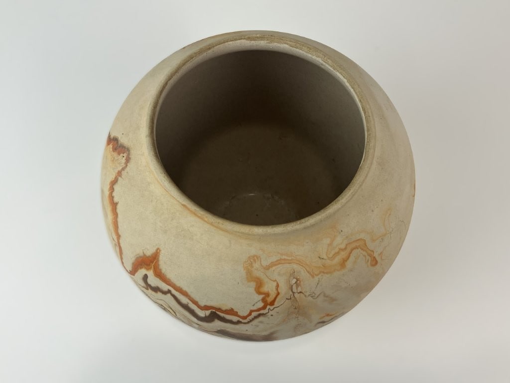 Nemadji Pottery Swirl Vase - 2