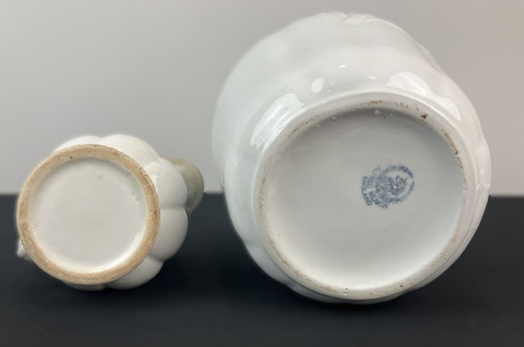 Ironstone Pitcher and Creamer - 7