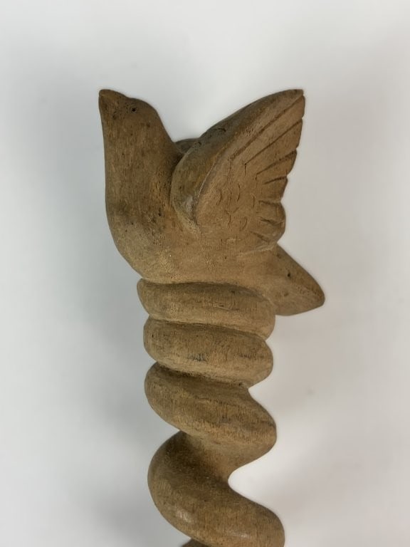 Folk Art Carved Dip Pen - 2