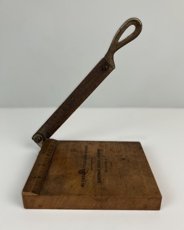 Eastman Kodak Trimming Board, Stamp Portfolio, and Miniature Trunk - 2