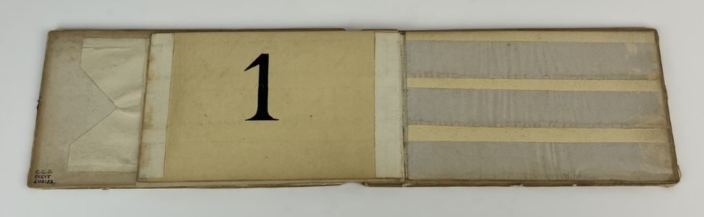 Eastman Kodak Trimming Board, Stamp Portfolio, and Miniature Trunk - 7