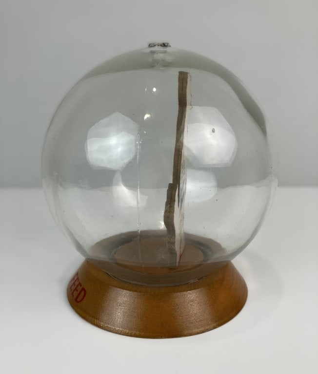 Mid-Century Modern Glass Chicken Feed Bubble Bank - 2