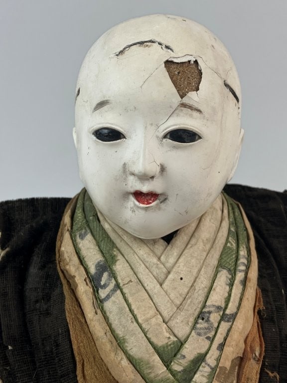 Edo Period Japanese Seated Hina Doll - 2