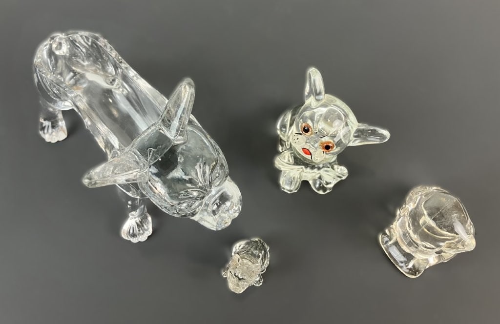 Early 20th-Century Dog Art Glass Assortment - 2