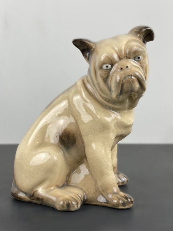 Painted Ceramic Dog Figures - 7