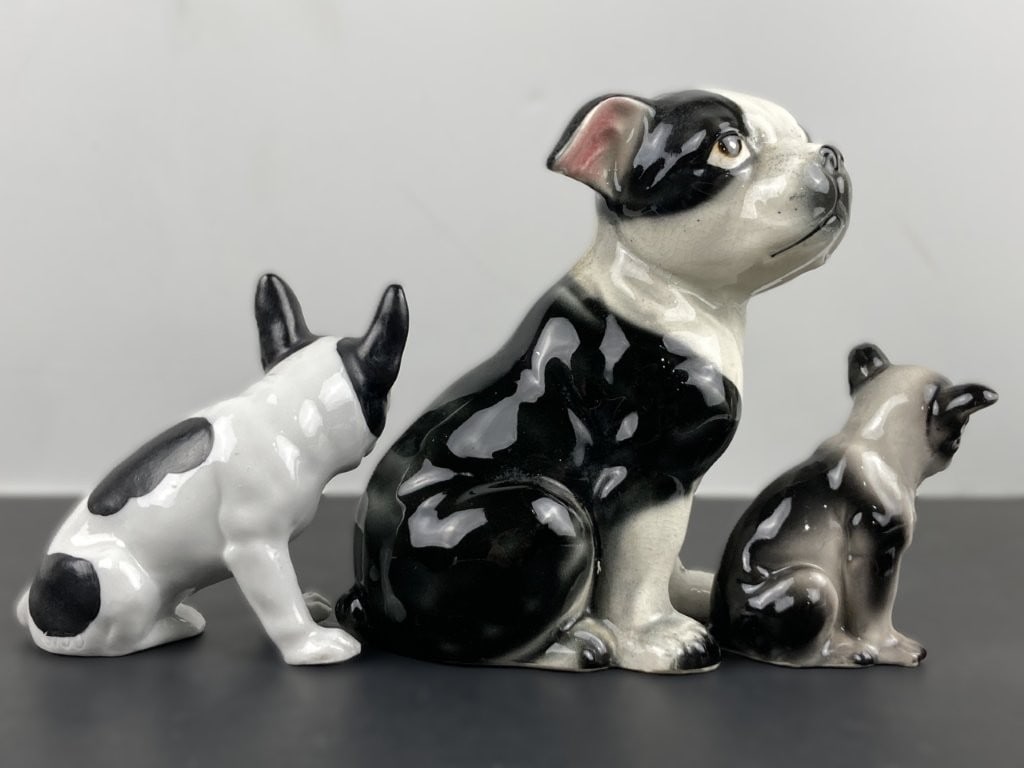 Porcelain French Bulldog and Boston Terrier Figures - 6