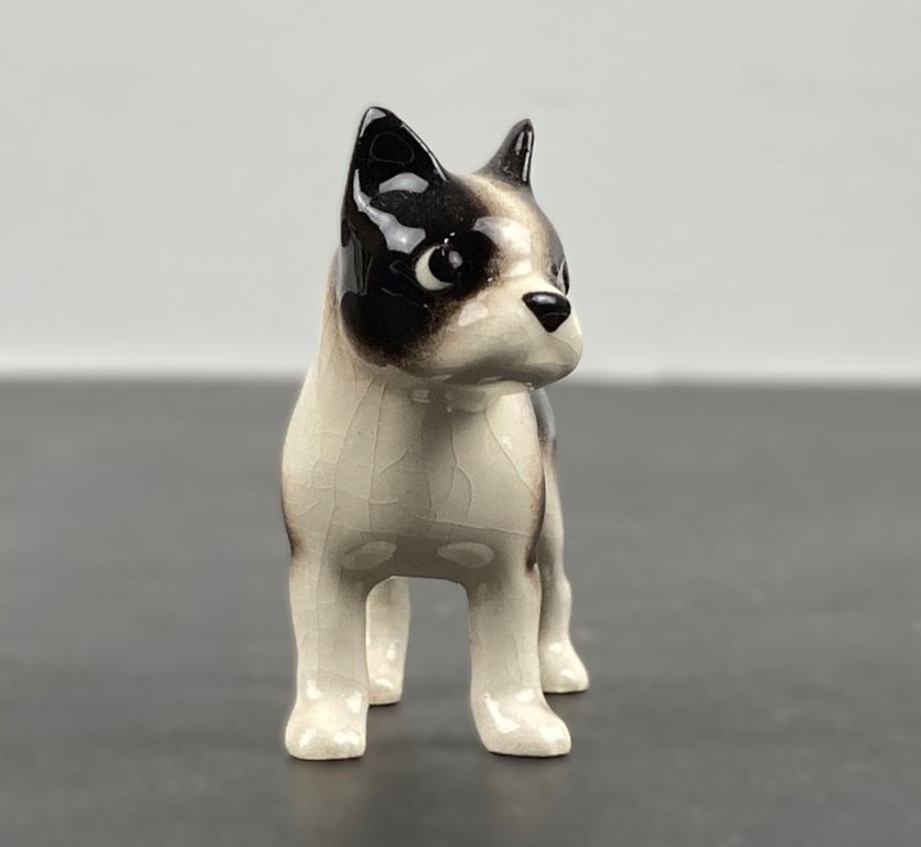 Porcelain French Bulldog and Boston Terrier Figures - 8