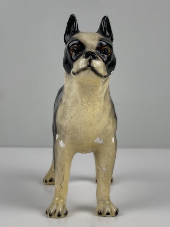 Ceramic and Porcelain French Bulldog Figures - 7