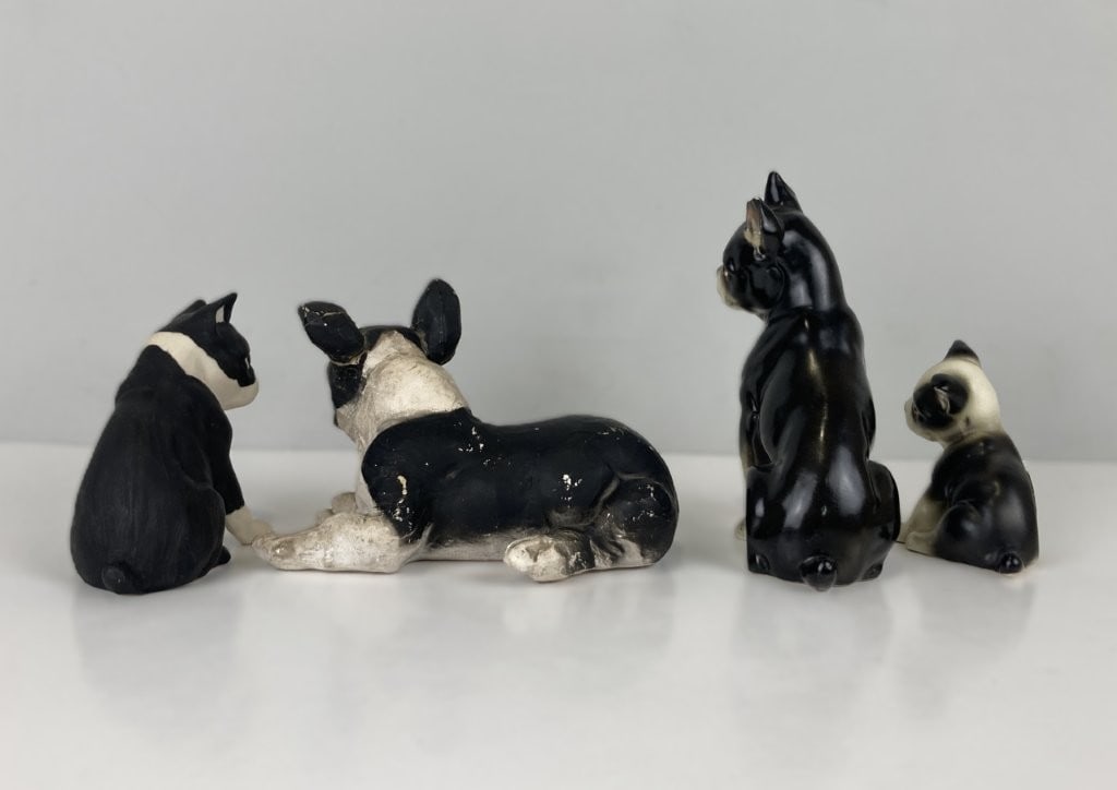 Assortment of French Bulldog and Boston Terrier Figures - 4