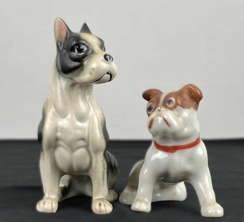 Japanese Porcelain Dog Figures Including Lefton - 2