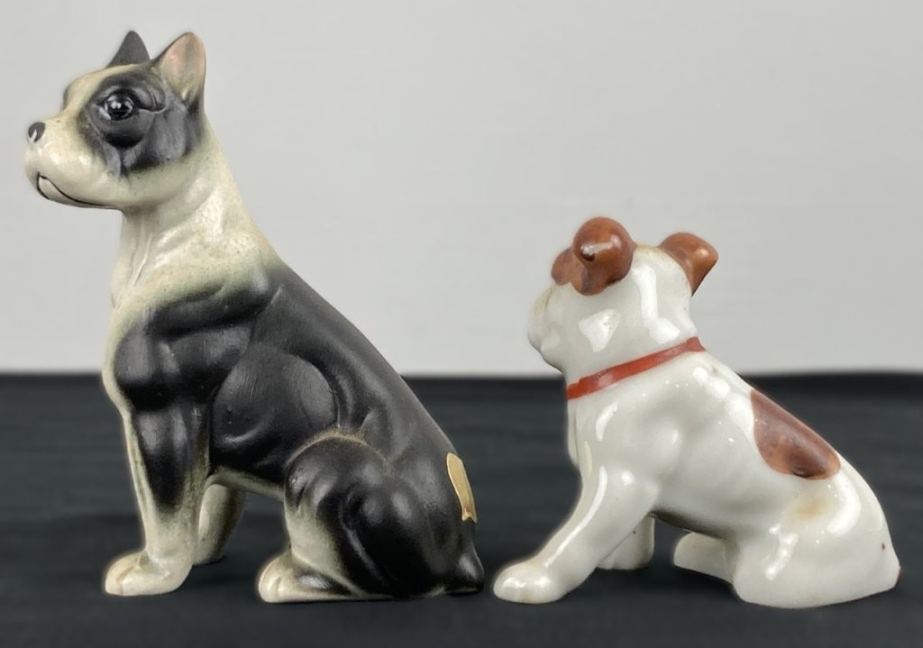 Japanese Porcelain Dog Figures Including Lefton - 3