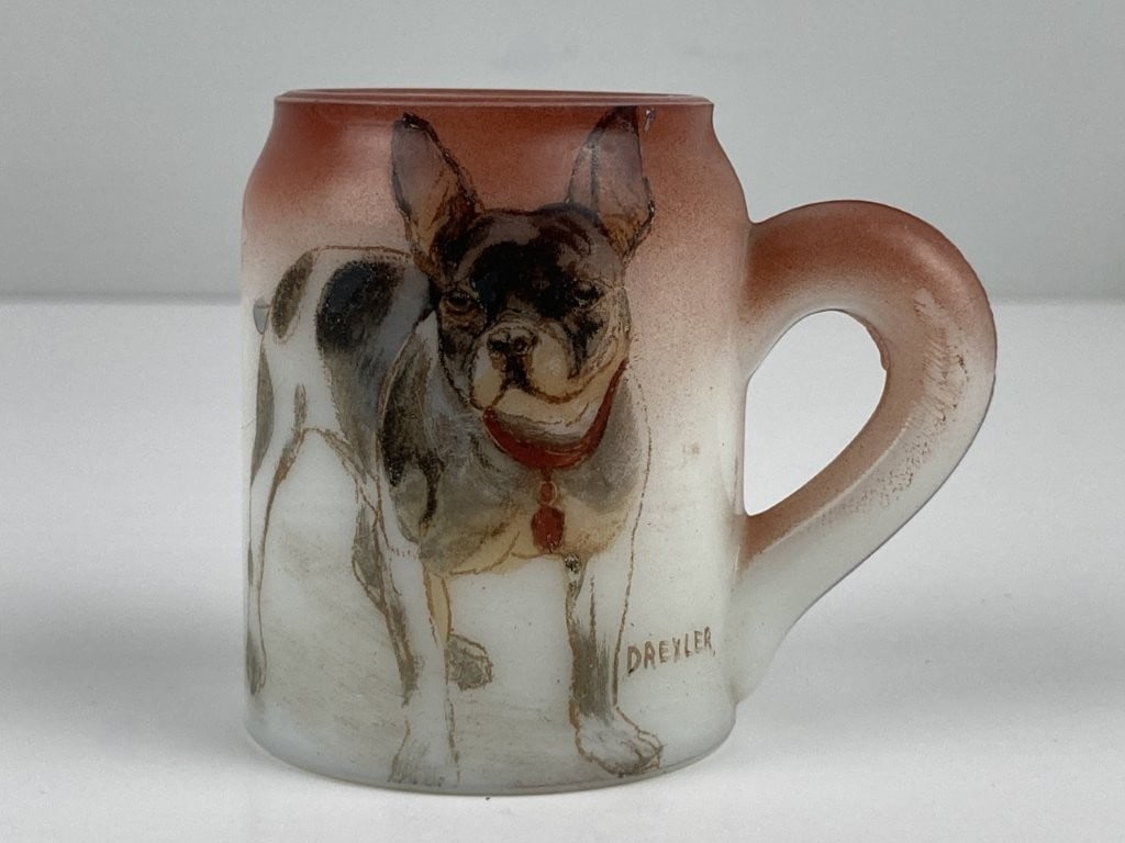 Chalkware Pug and French Bulldog Assortment - 7