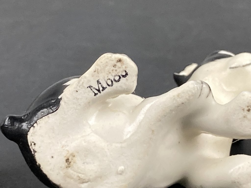 Porcelain and Cast Metal Dog Figures - 7