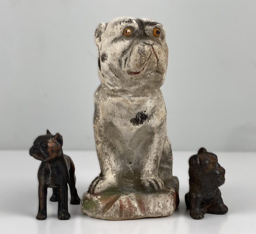Cast Dog Figures - 2