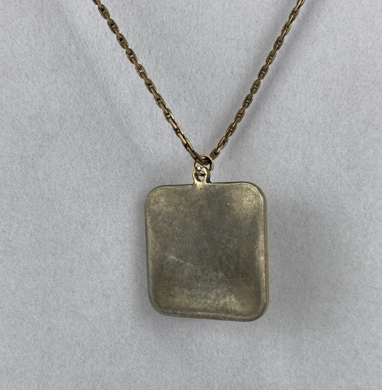 Porcelain Boston Terrier Pendant Necklace - 4
