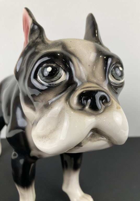 Yasuda Hododa Ceramic Boston Terrier Figure - 2