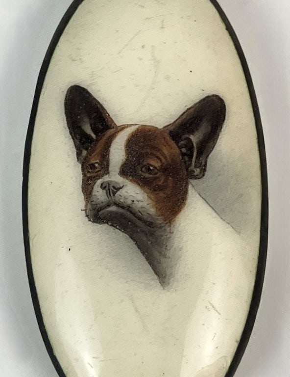 Late 19th-Century Boston Terrier Perfume Flask - 2