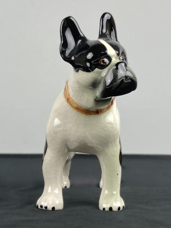 Goebel German Porcelain French Bulldog Figure - 2