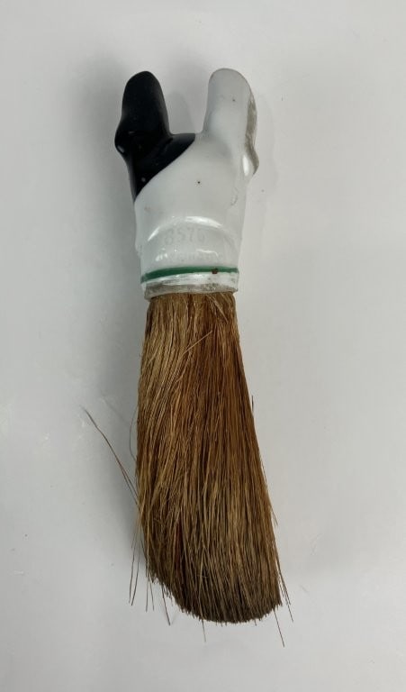 German Boston Terrier Porcelain Clothes Brush - 3
