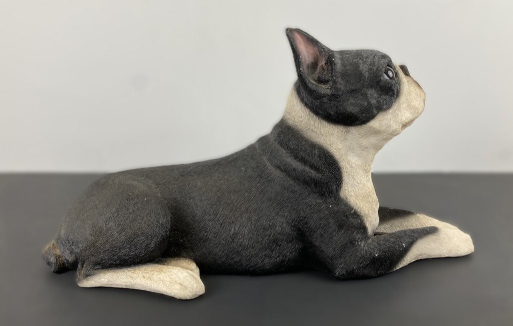 Sandicast Boston Terrier Sculpture by Sandra Brue - 3