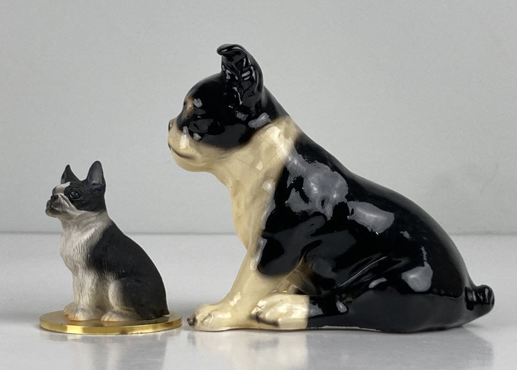 Boston Terrier Figures Including Mortens Studio - 4