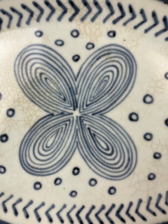 Early Blue and White Faience Platter - 3