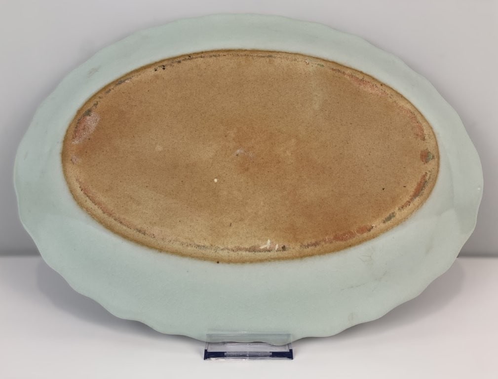 Early Blue and White Faience Platter - 4