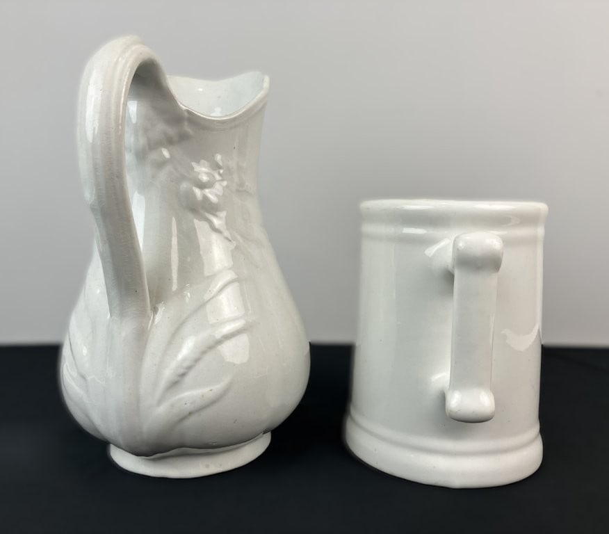 Two Ironstone Pitchers - 3