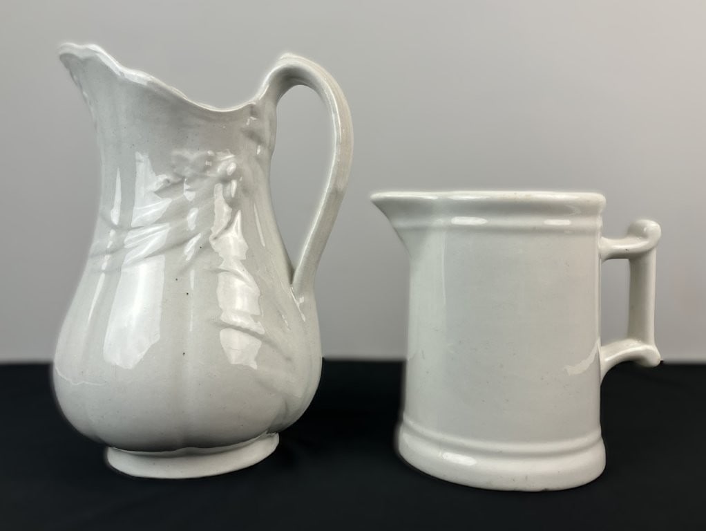 Two Ironstone Pitchers - 4