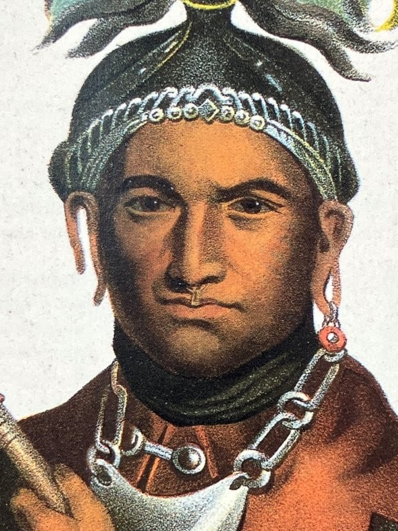 Native American Chief Cornplanter Portrait Print - 2